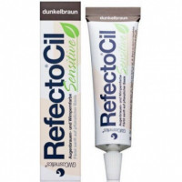 Краска для бровей и ресниц для чувствительной кожи (Темно - Коричневая ) - RefectoCil Sensitive Dark Brown 15 мл