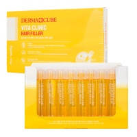 FarmStay Витаминизирующий филлер для волос с витаминами DERMA СUBE Vita Clinic Hair Filler 10х13 мл
