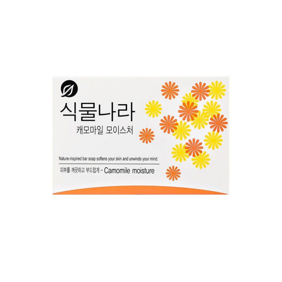 LION Туалетное мыло с экстрактом ромашки Botanic Nation Camomile moisture 90г