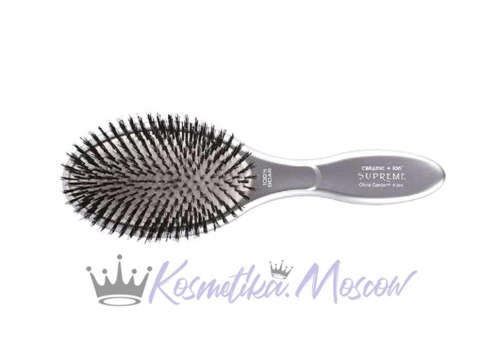 Olivia Garden Hairbrush Ceramic Plus Ion Supreme 100 Percent Boar