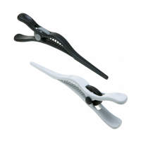 Зажим для волос DEWAL Крокодил черный, пластик, 12, 5 см 4 шт/уп