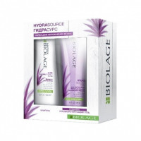 Весенний набор 2018 для увлажнения волос (Шампунь 250 мл + Кондиционирующий гель 250 мл - легкая формула кондиционера без утяжеления) - Matrix Biolage Hydrasource Spring Set 2018 250+250 мл