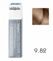 Крем-краска Loreal Majirel Cool Cover 9.82 CC (Светлый блондин мокка перламутровый)