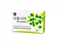 LION Туалетное мыло с экстрактом японского кипариса Botanic Nation Hinoki Pure bar 90г
