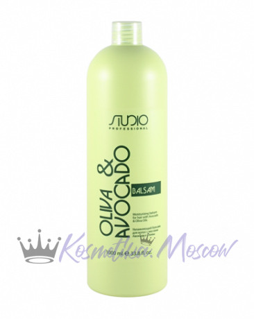 Увлажняющий бальзам для волос с маслами авокадо и оливы - Kapous Studio Professional Oliva & Avocado Balsam 1000 мл