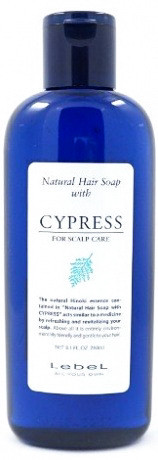 Шампунь для чувствительной кожи головы - Lebel Natural Hair Soap With Cypress 240 мл