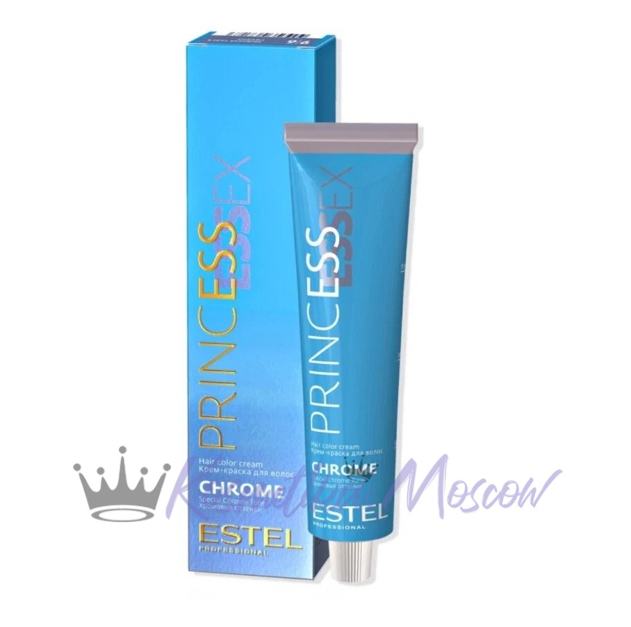 8/18 Крем-краска ESTEL PRINCESS ESSEX, коллекция CHROME, Светло-русый пепельно-жемчужный, 60 мл