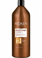 Кондиционер с питательным комплексом суперфудов для питания и смягчения очень сухих и ломких волос - Redken All Soft Mega Conditioner 1000 мл