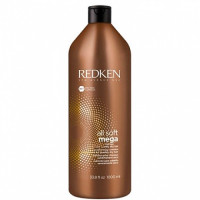 Кондиционер с питательным комплексом суперфудов для питания и смягчения очень сухих и ломких волос - Redken All Soft Mega Conditioner 1000 мл