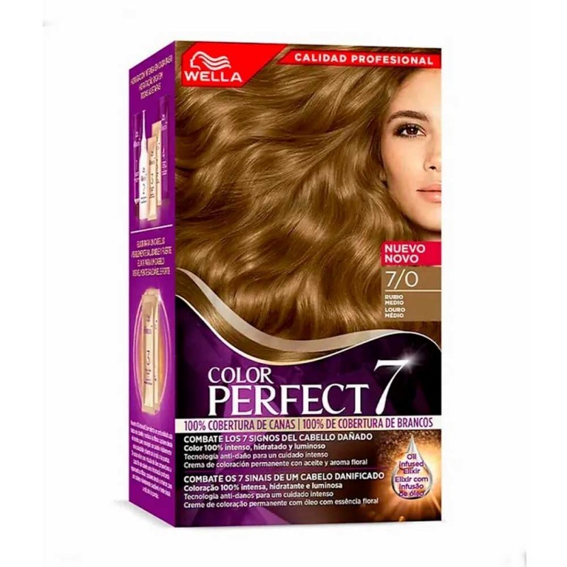 WELLA COLOR PERFECT Стойкая крем-краска 7/0 Осенние листья 60 мл