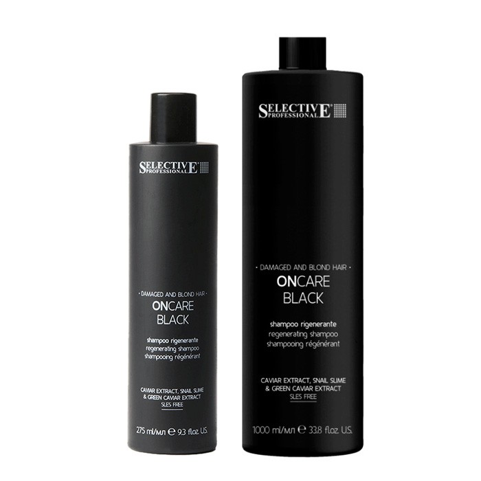 Selective Шампунь для светлых и поврежденных волос ONCARE BLACK, 275 мл
