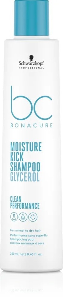 Шампунь интенсивное увлажнение - Schwarzkopf Professional BC Moisture Kick Shampoo 250 мл