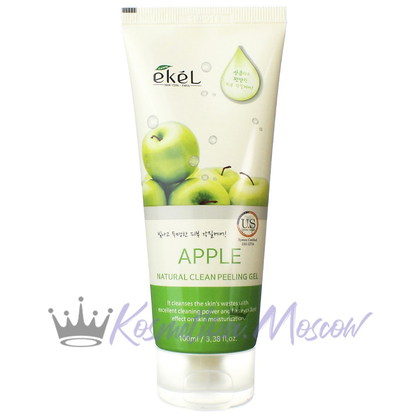EKEL Пилинг - скатка с экстрактом яблока Natural Clean Peeling Gel Apple 100 мл