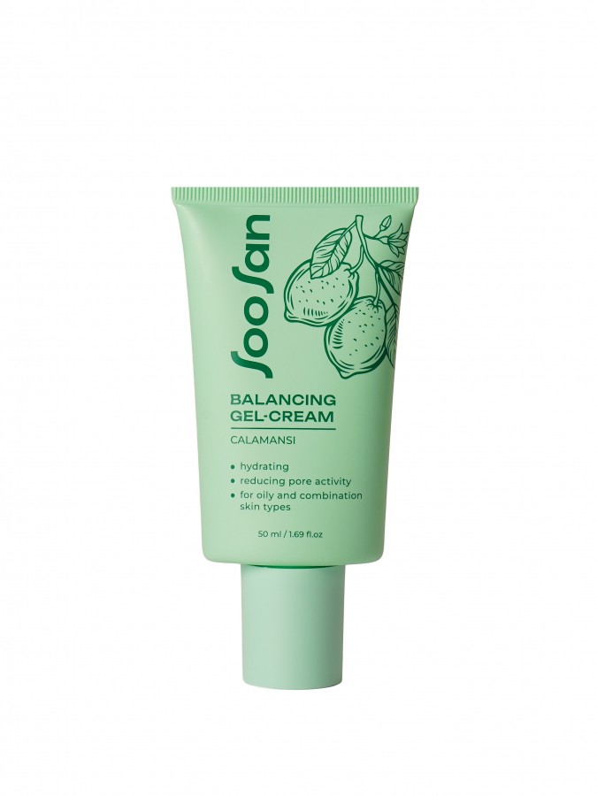 SOOSAN Гель-крем для жирного типа кожи с экстрактом каламанси для проблемной кожи Balancing Gel 50 мл