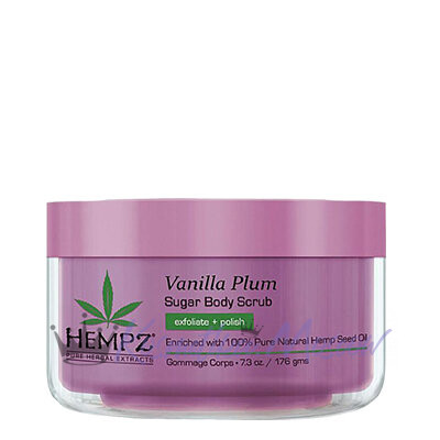 Скраб для тела Hempz Vanilla Plum Herbal Sugar Body Scrub 177 мл.