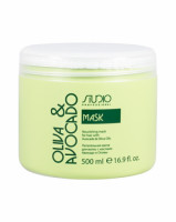 Питательная маска для волос с маслами авокадо и оливы - Kapous Studio Professional Oliva &amp; Avocado Mask 500 мл