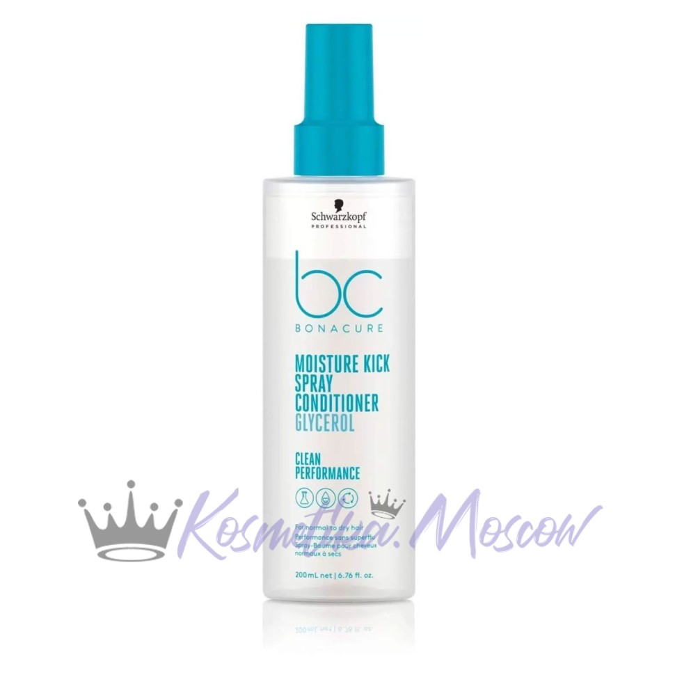 Спрей кондиционер интенсивное увлажнение - Schwarzkopf Professional BC Moisture Kick Spray Conditioner 200 мл