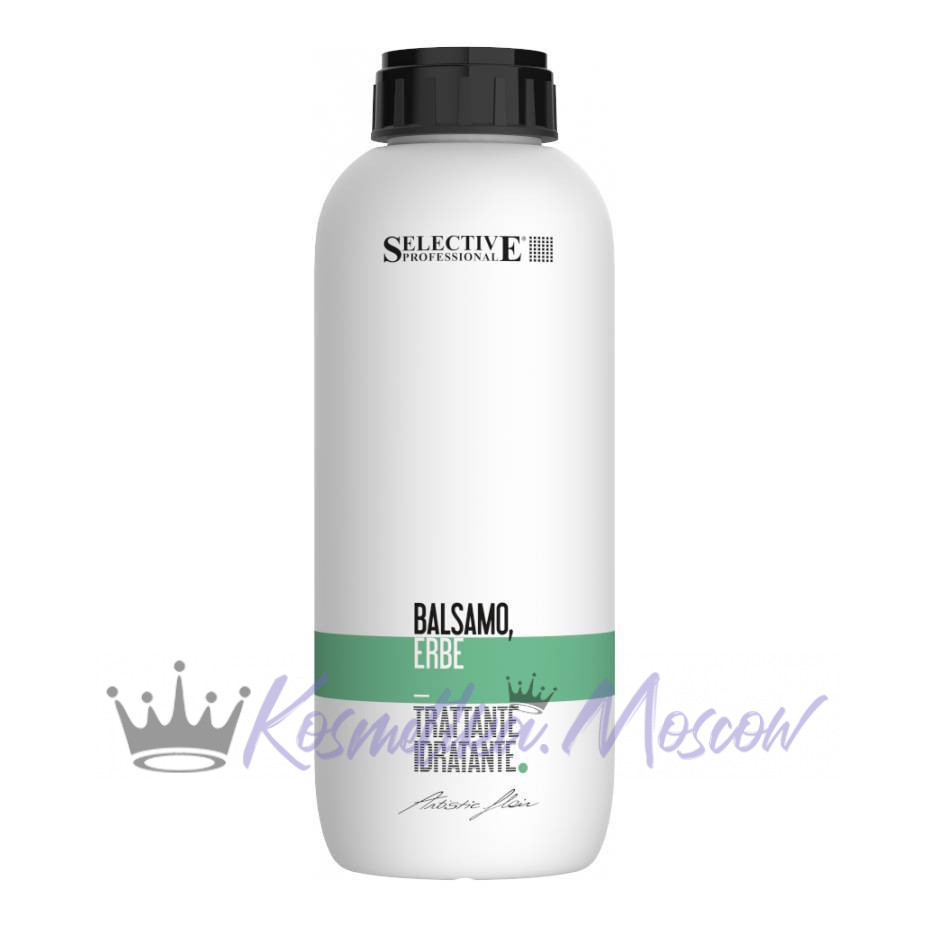 Бальзам травяной для жирных волос - Selective Professional Balsamo Alle Erbe 1000 мл
