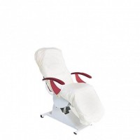 Чехол на кушетку на резинке белый спандбонд 30 г/кв.м 200х90 см 10 шт/упк, Чистовье