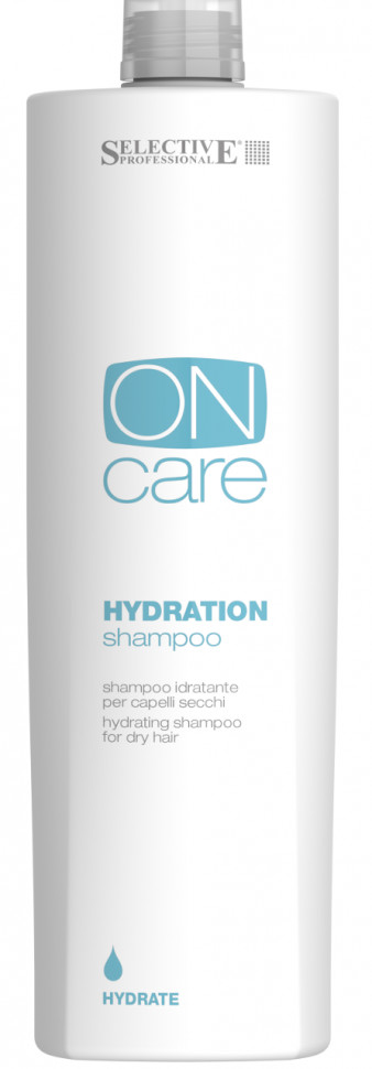 Увлажняющий шампунь для сухих волос - Selective Professional On Care Hydrate Hydration Shampoo 1500 мл