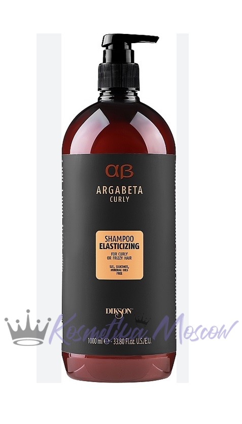Dikson Шампунь для кудрявых волос Argabeta Curly Shampoo Elasticizing, 1000 мл