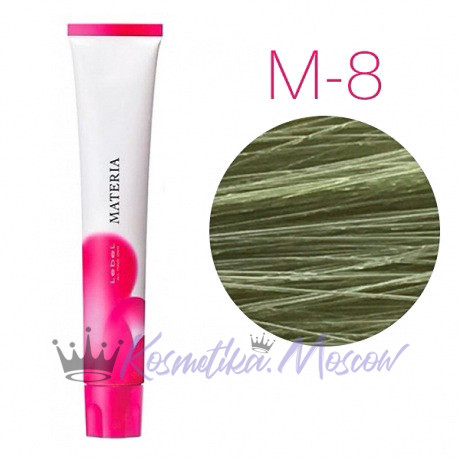 Lebel Materia 3D M-8 (светлый блондин матовый) - Перманентная низкоаммичная краска для волос 80 мл
