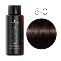 Светло-коричневый натуральный - Schwarzkopf Igora Vibrance 5-0 60 мл