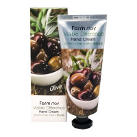 FarmStay Питательный крем для рук с экстрактом оливы Visible Difference Hand Cream Olive