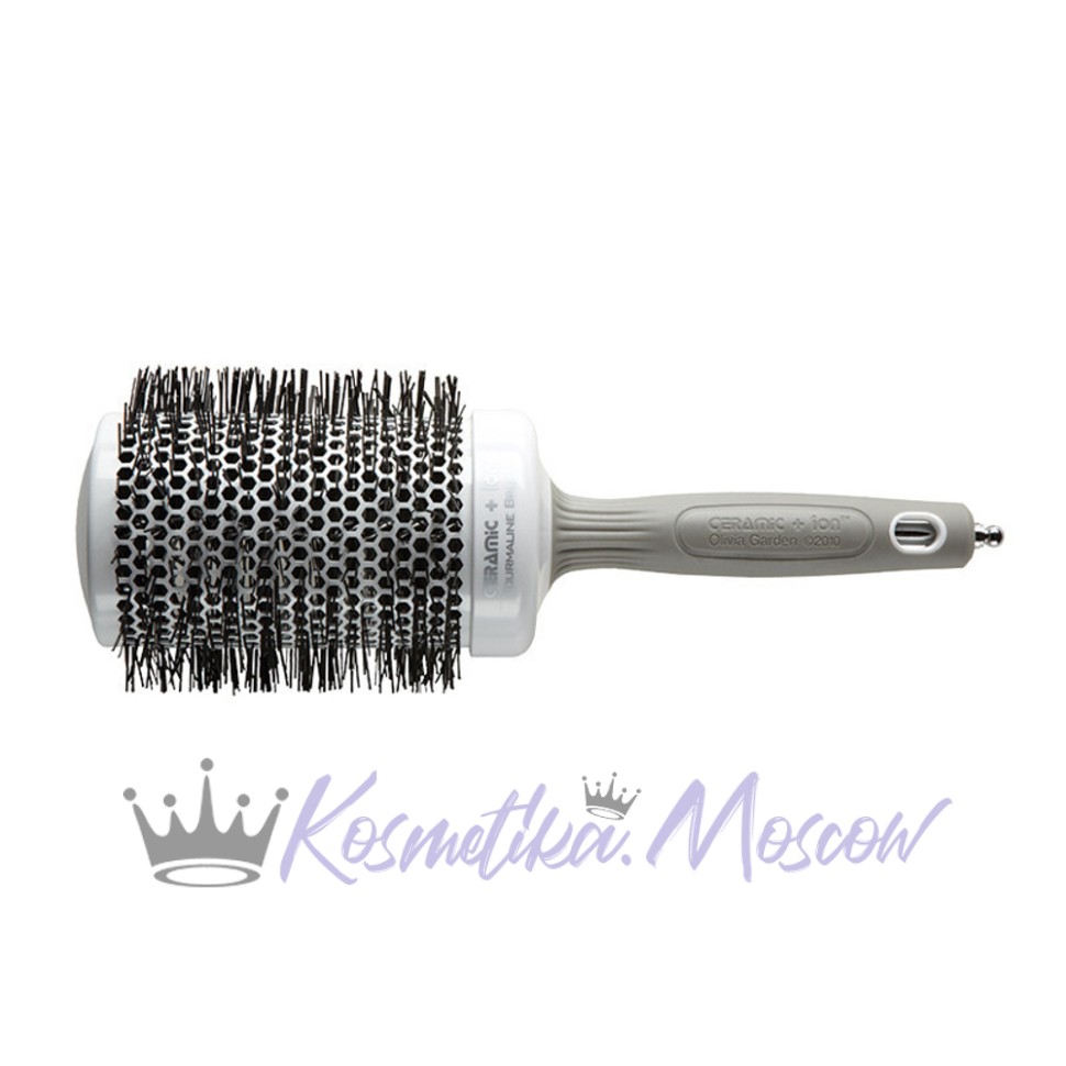 Olivia Garden Mega Ceramic Plus Ion Hairbrush 65/85mm B - 1886