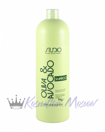 Шампунь для волос с маслами авокадо и оливы - Kapous Studio Professional Oliva & Avocado Shampoo 1000 мл