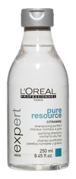 Шампунь для нормальных и склонных к жирности волос - Pure Resource Shampoo от Loreal