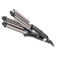 BaByliss Щипцы для волос, тройные Triple Barrel Waver 125Вт, 22мм/19мм/22мм, титан - турмалиновое покрытие
