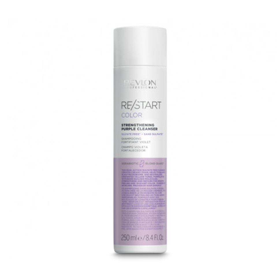 Revlon RESTART PURPLE CLEANSER Шампунь укрепляющий фиолетовый 250 мл