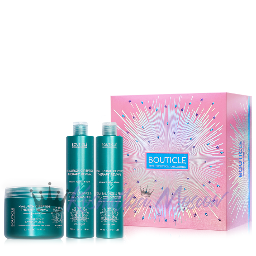 BOUTICLE ATELIER HAIR - HYALURONIC PEPTIDE THERAPY REVIVAL - Интенс.увлаж.и восст.волос(ш300к300м500