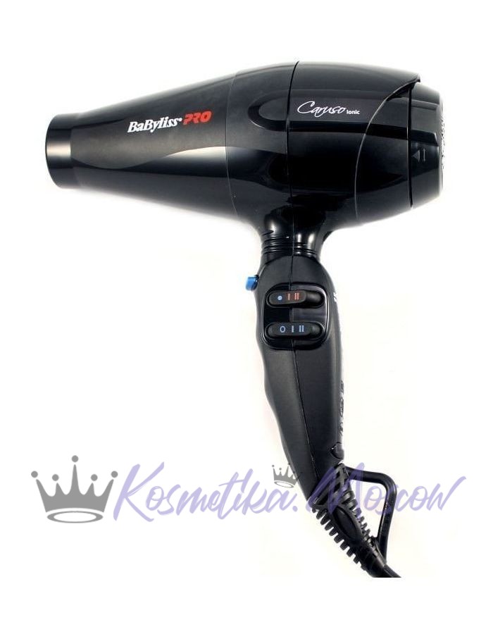 Фен BaByliss Pro Caruso, 2400 Вт, ионизация, 2 насадки