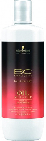 Шампунь для жёстких и толстых волос - Schwarzkopf Professional BC Oil Miracle Argan Oil Shampoo