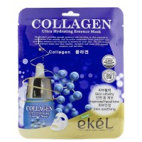 EKEL Тканевая маска для лица с коллагеном Collagen Ultra Hydrating Essence Mask 25 мл