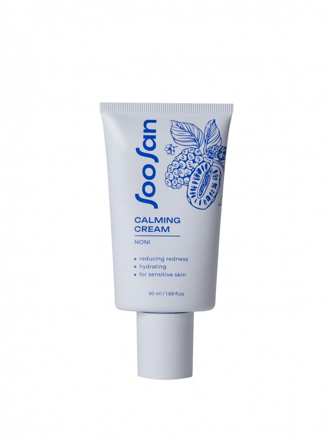 SOOSAN Успокаивающий крем для лица с экстрактом нони для чувствительной кожи Calming cream 50мл
