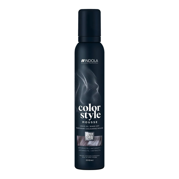 Indola Colour Style Mousse Anthracite Мусс Антрацит 200 мл