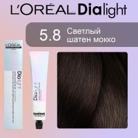 Краска для волос LOREAL DIA Light 5.8 (Светлый шатен мокко)