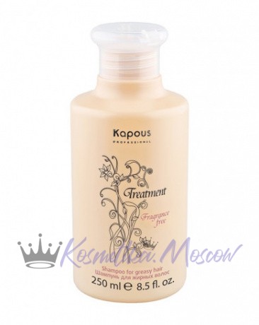 Шампунь для жирных волос - Kapous Fragrance Free Treatment Shampoo for Oily Hair 250 мл