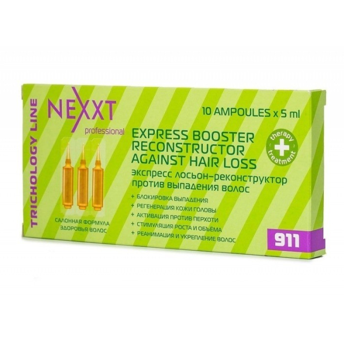 АМПУЛЫ: ЭКСПРЕСС ЛОСЬОН-РЕКОНСТРУКТОР ПРОТИВ  ВЫПАДЕНИЯ 10 amp*5 ml  NEXXT