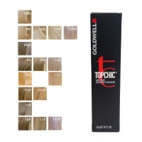 Стойкая профессиональная краска для волос - Goldwell Topchic Hair Color Coloration 9А (Очень светлый блондин пепельный) 60 мл
