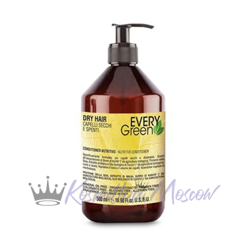 Dikson Шампунь для сухих волос Every Green Dry Hair Shampoo Nutriente, 500 мл