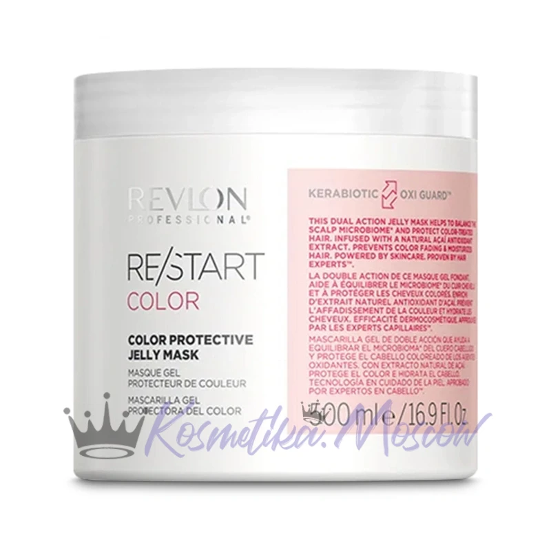 Revlon Professional Защитная гель-маска для окрашенных волос Restart Color Protective Jelly Mask, 500 мл
