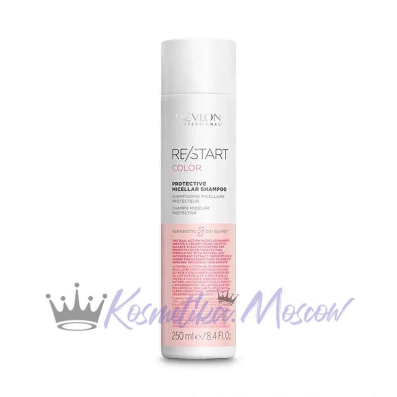 Revlon Professional Мицеллярный шампунь для окрашенных волос Restart Color Protective Micellar Shampoo, 250 мл