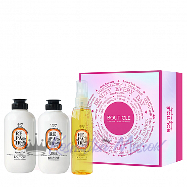 BOUTICLE GLOW LAB REPAIR - Интенсивное питание и восстановление (шамп.250, конд.250, эликсир100),