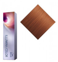 Стойкая крем-краска 7/43 Блонд красно-золотистый - Wella Professional Illumina Color 7/43 Medium Red Gold Blonde 60 мл