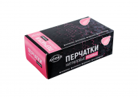 AVIORA Перчатки нитриловые РОЗОВЫЕ размер M 100шт