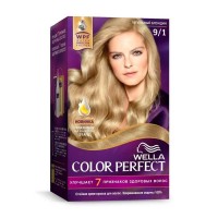 WELLA COLOR PERFECT Стойкая крем-краска 9/1 Очень светлый пепельный блонд 60 мл